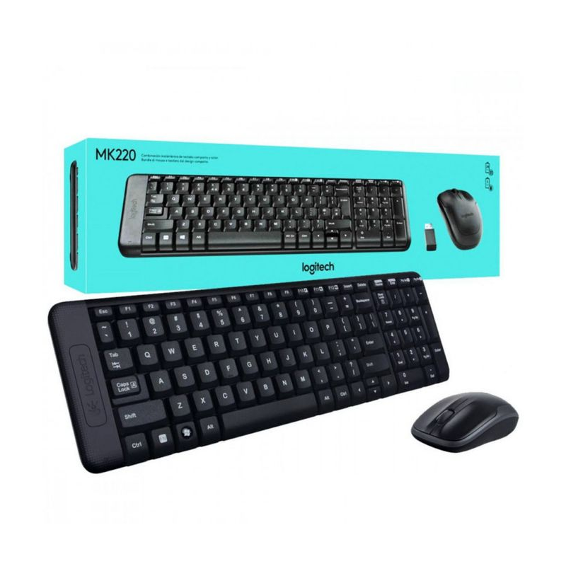KIT Souris + Clavier LOGITECH Wireless Combo MK220 920-003168