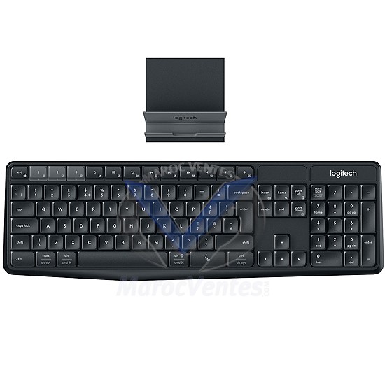 K375s Combo Clavier et Support sans Fil Multi-Périphériques GRAPHITE / OFFWHITE FRA 2.4GHZ 920-008169