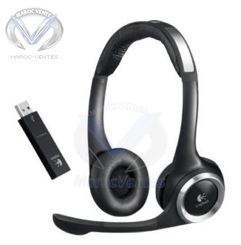Clear Chat PC Wireless Stereo PC Headset, USB Wireless Transmitter