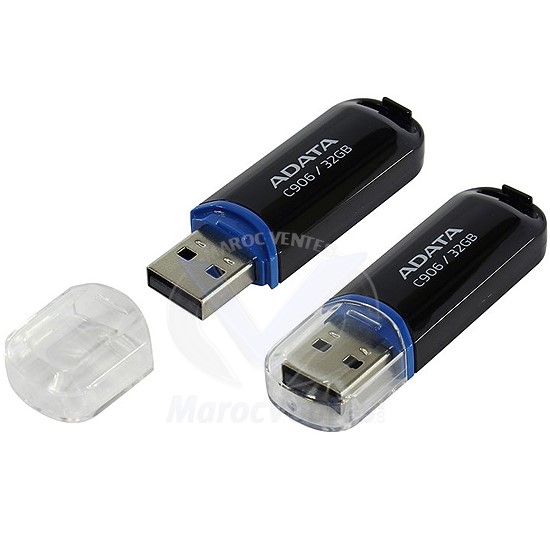 Clé ADATA C906 32GB USB 2.0 BLACK AC906-32G-RBK