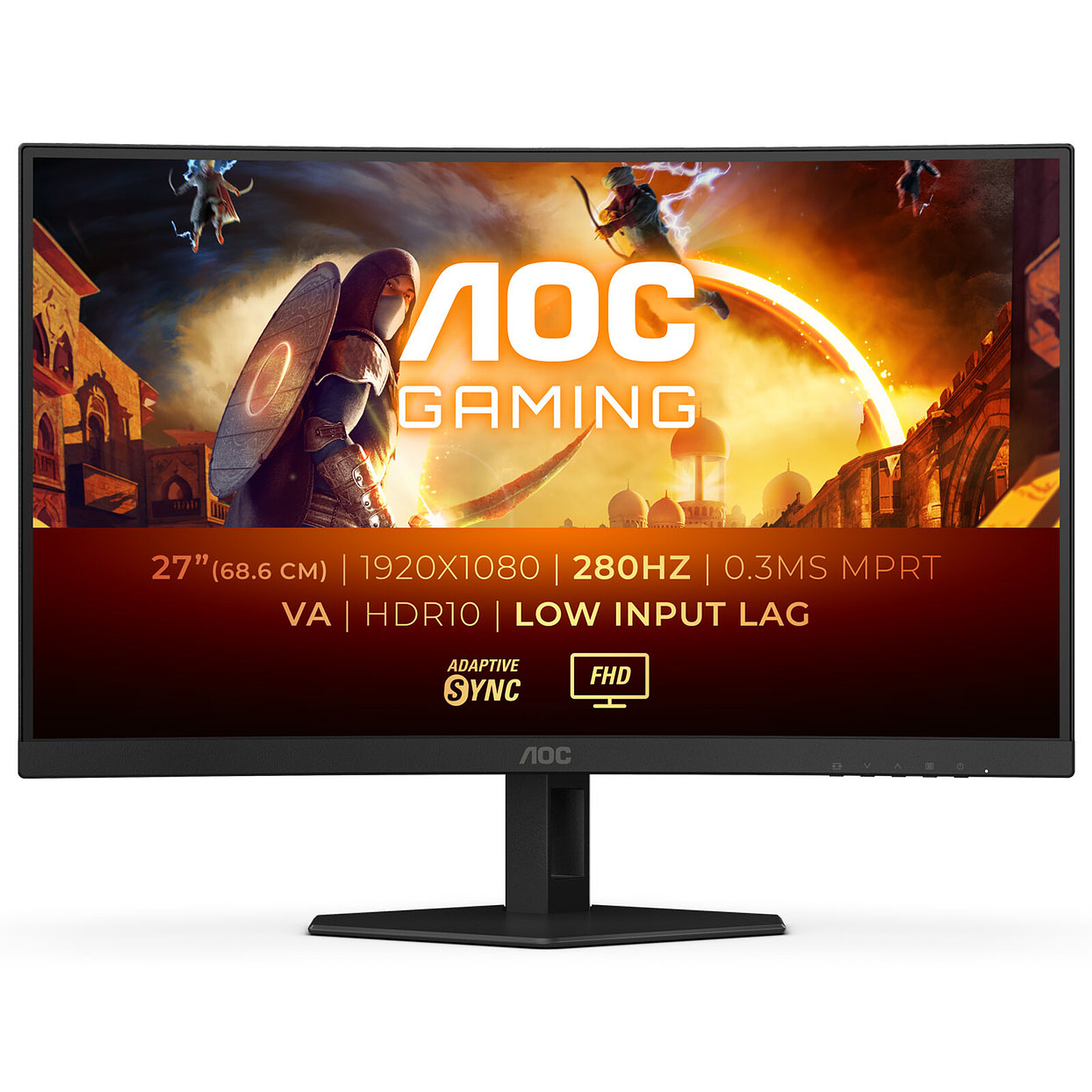 MONITEUR C27G4ZXE 27" 16:9 FAST VA 280HZ DisplayPort/HDMI Noir C27G4ZXE