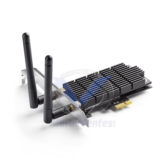 Adaptateur PCIe Wi-Fi double bande AC1300 N400 + AC900 ARCHER T6E