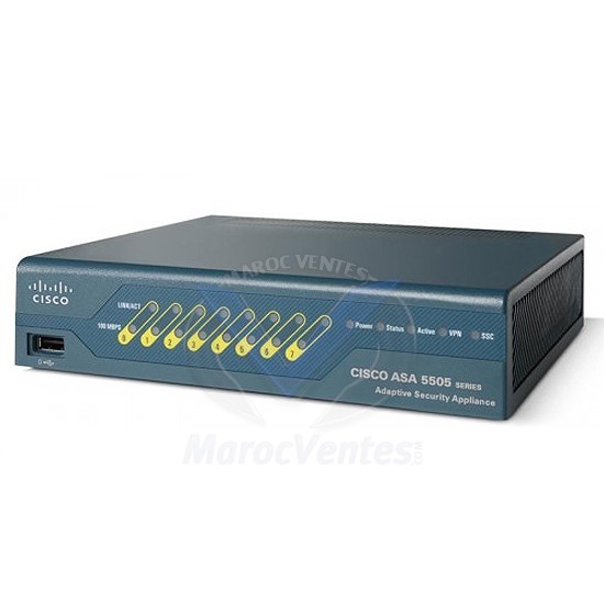 Cisco ASA5505 - Pare-feu / VPN ASA5505-50-BUN-K8