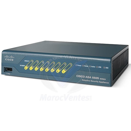 Pare-feu / VPN - Utilisateurs illimités ASA5505-SEC-BUN-K9