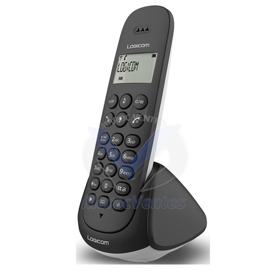 Téléphone SOLO DECT sans Fil Noir AURA 150 SOLO