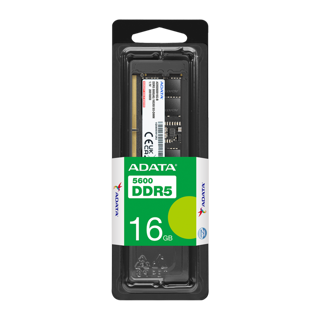 ADATA Barrette mémoire 16GB DDR5 5600 MT/S U-DIMM Desktop 12M AD5U560016G-S