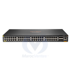 Aruba 6300F 48G 4SFP56 Sw [48 ports 10/100/1000  + 4 ports 1G/10G/25G/50G SFP, L3 Full managed] JL667A