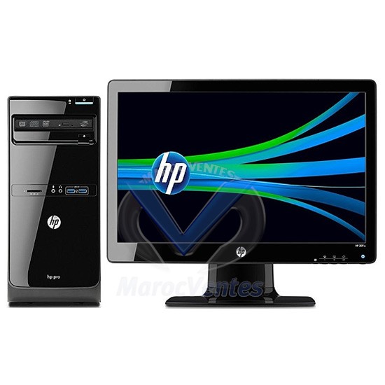 Ordinateur format microtour HP Pro 3500 MT + Ecran 20" B5H64EA