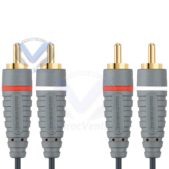 BE BLUE STEREO AUDIO CABLE 2X RCA M - 2X RCA M 5M-BE BLUE STEREO AUDIO CABLE 2X RCA M - 2X RCA M 5M