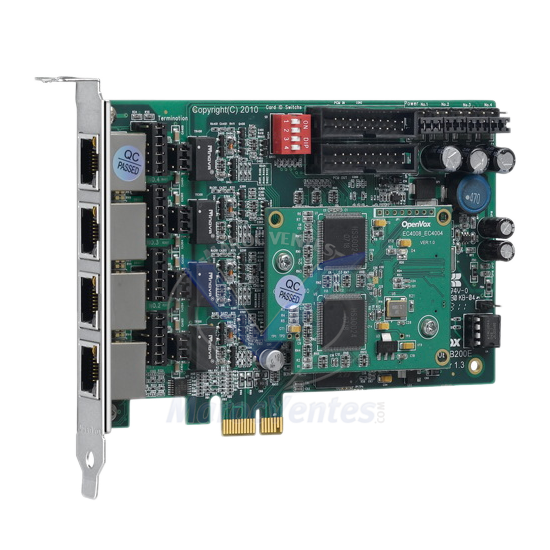 Carte ISDN BRI PCI-E 4 Port avec module anti-echo EC4008 BE400