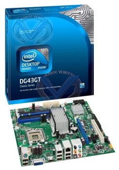 CARTE MERE  INTEL G43GT DDR2 CORE 2 QUAD BOXDG43GT