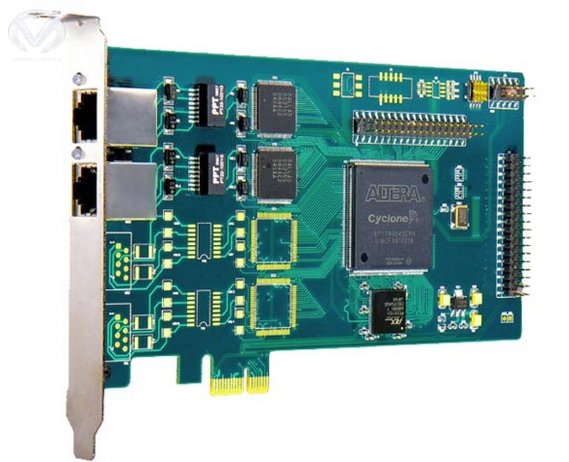 Carte E1 a deux port Pour Asterisk ISDN PRI Digital Interface Card ZD2PE
