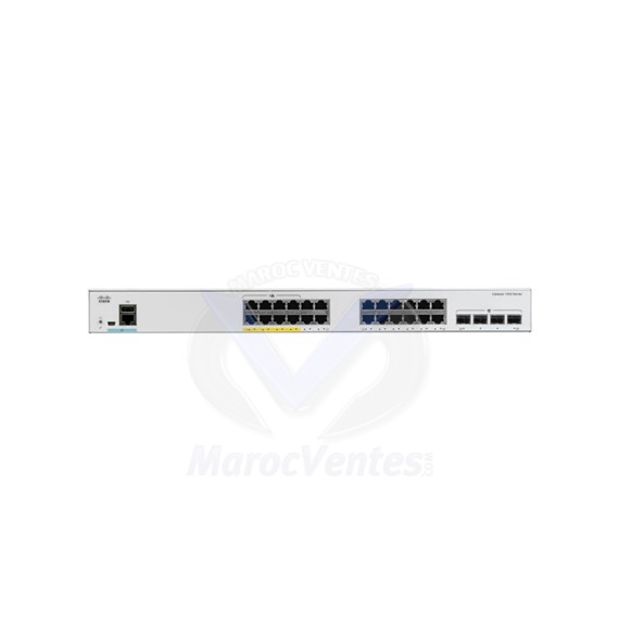 Switch manageable 24 ports 10/100/1000 Mbps + 4 ports SFP C1000-24T-4G-L