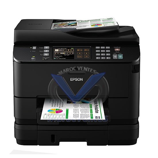 WP-4545DTWF 4 en 1 Ethernet + WiFi + Recto Verso + bac 26ppm Noir 24ppm Couleur 128 Mo +Fax C11CB32301