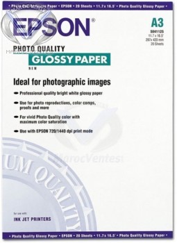 Photo Quality Papier glacé A3 C13S041125