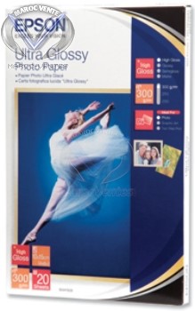 Papier photo Ultra Glacé 10 x 15 cm 300g/m² C13S041926