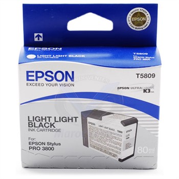 EPSON CART GRIS CLAIR POUR SP3800 80ML-EPSON CART GRIS CLAIR POUR SP3800 80ML