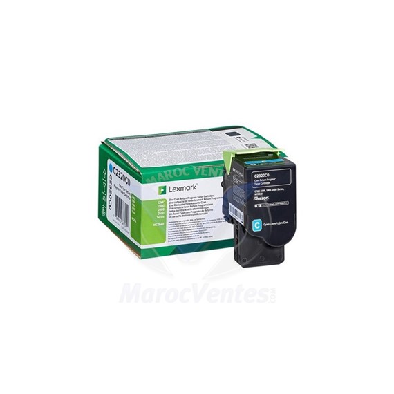 Toner Cyan programme de retour 1000 pages pages C2350C0