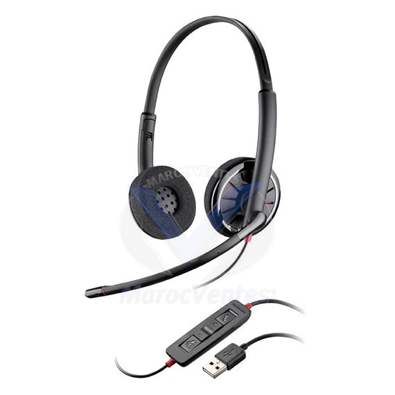 Casque-micro stéréo filaire USB optimisé C320M