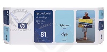 HP C4934A - Cyan Clair 680ml (n° 81) C4934A