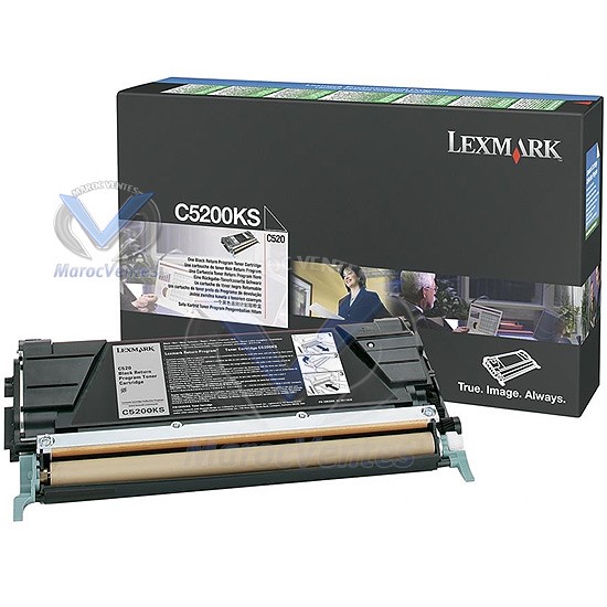 Cartouche de toner Noire LRP*pour Lexmark C530, 1 500pages-Cartouche de toner Noire LRP*pour Lexmark C530, 1 500pages