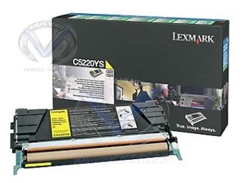 Toner Jaune Lexmark Laser Couleur C52X 3000P