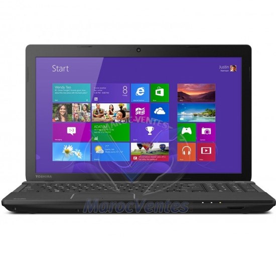 PC Portable TOSHIBA C55 15.6 i3-4005U 4GB500GB Windows 8 Black C55-C-13L