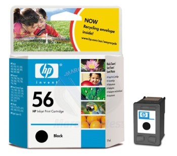 HP 56 Small Black Inkjet Print Cartridge C6656GE