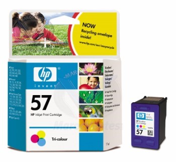 HP 57 Small Tri-colour Inkjet Print Cartridge C6657GE