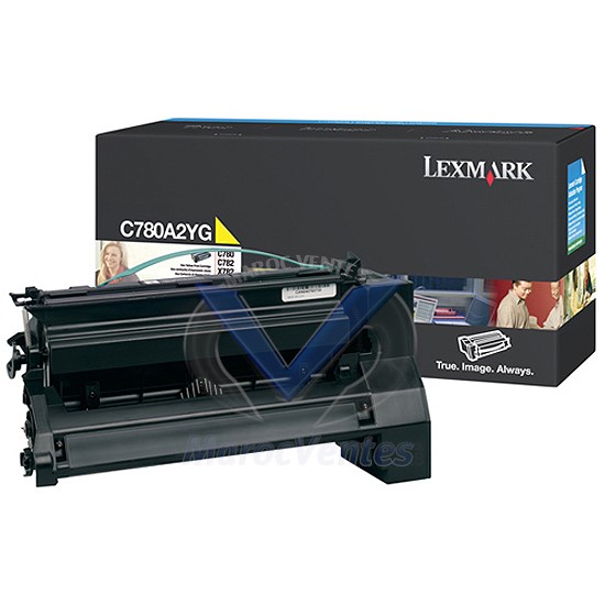 TONER JAUNE LRP STANDARD - LEXMARK C780DN 6000P-TONER JAUNE LRP STANDARD - LEXMARK C780DN 6000P