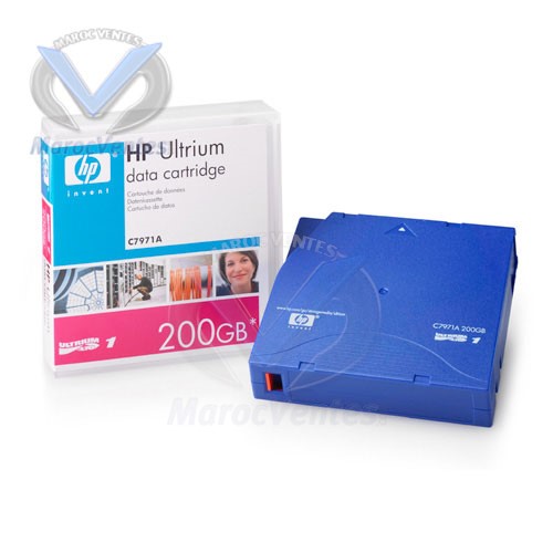 CARTOUCHE HP ULTRIUM 200GO PRE-ETIQUETE PAR 20-CARTOUCHE HP ULTRIUM 200GO PRE-ETIQUETE PAR 20