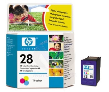 HP 28 tri-color inkjet print catridge (8 ml) C8728AE
