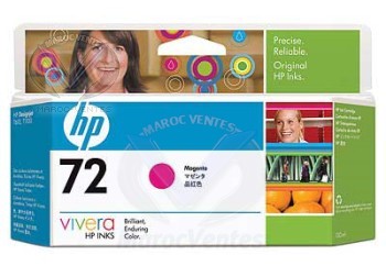 HP 72 130 ml Magenta Ink Cartridge with Vivera Ink C9372A
