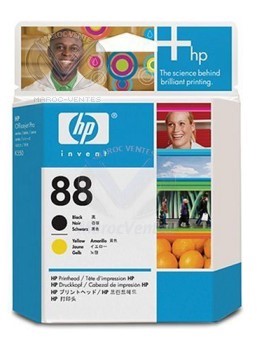 HP 88 Black and Yellow Printhead C9381A