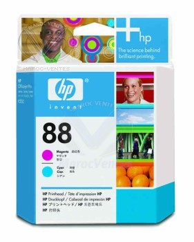 HP 88 Magenta and Cyan Printhead C9382A