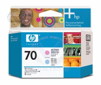 HP 70 Light Cyan and Light Magenta Printhead C9405A