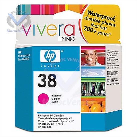 CARTOUCHE HP N€38 MAGENTA  PHOTOSMART B9180/B8850-CARTOUCHE HP N€38 MAGENTA  PHOTOSMART B9180/B8850