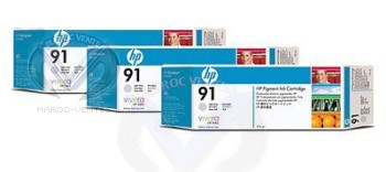 HP 91 Light Grey Ink Cartridge 3-pack C9482A