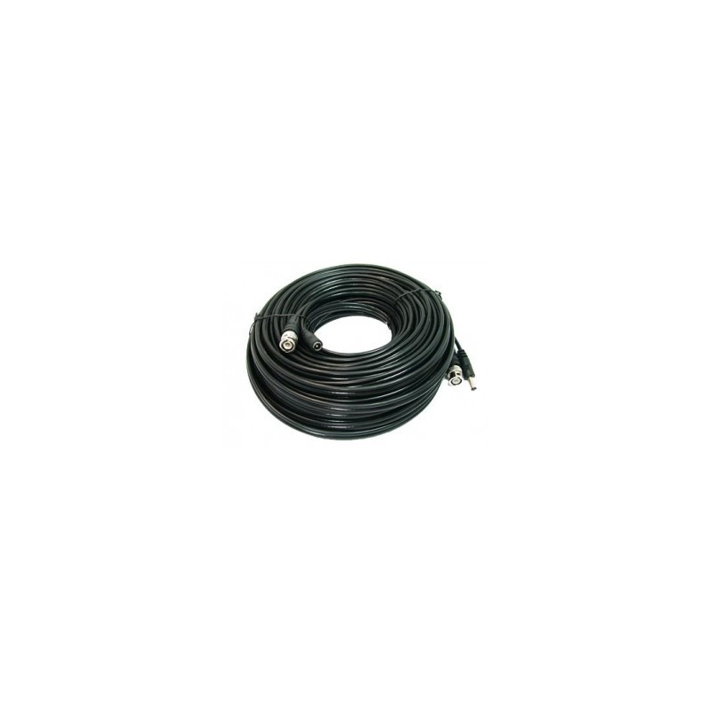 CABLE POUR CAMERAS DE SURVEILLANCE MARQUE DIGITAL ALIMENTATION BNC 20 M BNC-20-M