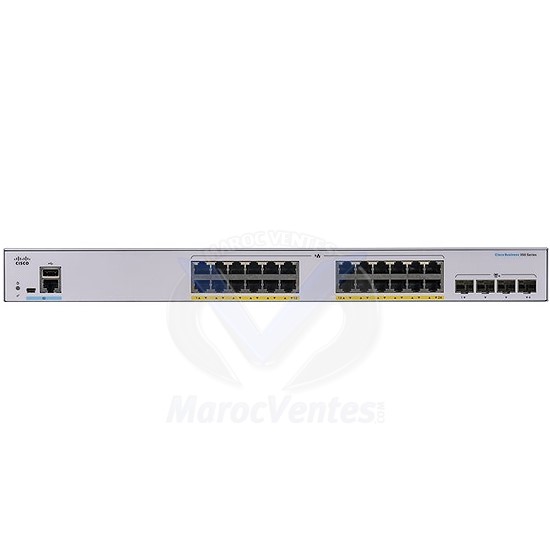 Switch CBS350 Managed 24-port GE, Full PoE, 4x10G SFP+ CBS350-24FP-4X-EU