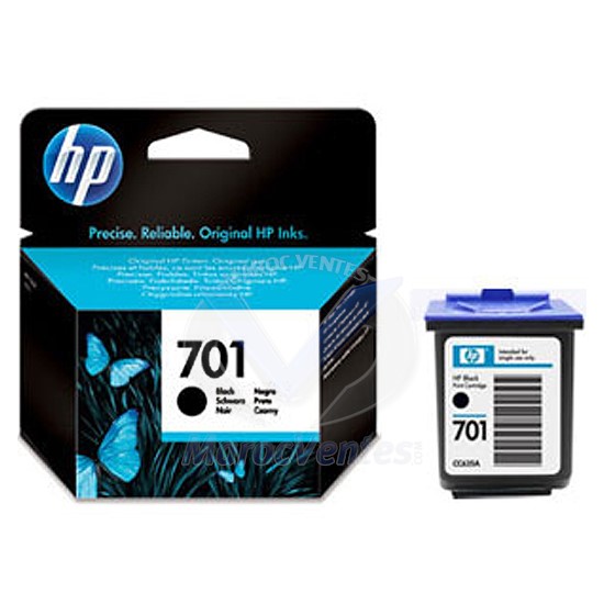 HP CARTOUCHE NOIRE HP 701-HP CARTOUCHE NOIRE HP 701