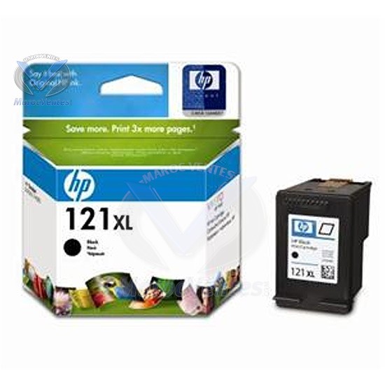 HP 121XL Black Ink Cartridge with Vivera Ink-HP 121XL Black Ink Cartridge with Vivera Ink