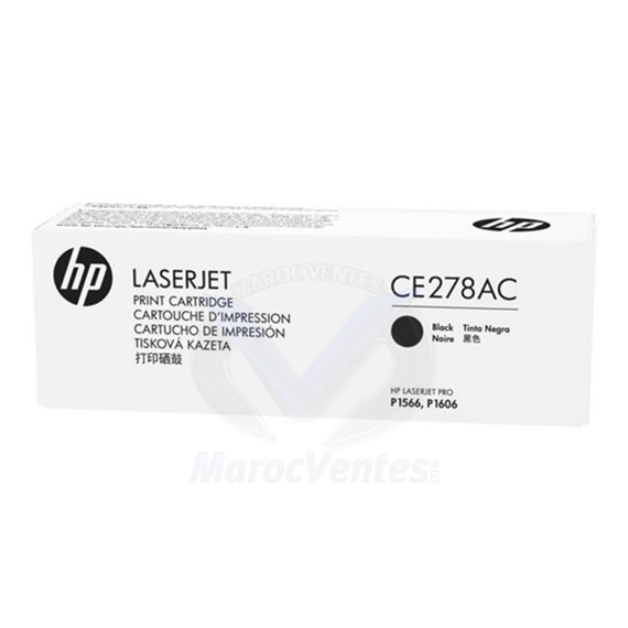 Cartouche de toner LaserJet Pro noir originale 2 100 pages CE278AC