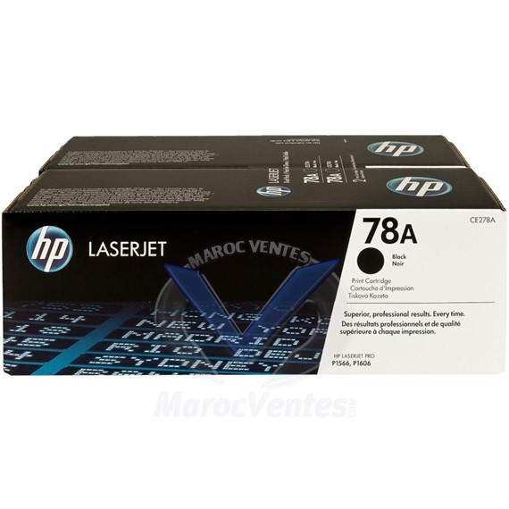 HP 78A Blk Dual Pack LJ TonerCartridge CE278AD
