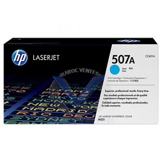HP 507A Cyan LaserJet Toner Ca CE401A