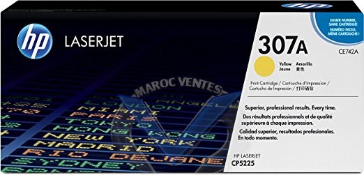 HP Color LaserJet CE742A Yellow Print Cartridge-HP Color LaserJet CE742A Yellow Print Cartridge