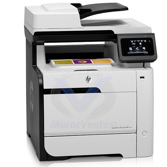 Imprimante Couleur  Multifonction  HP LaserJet Pro 300 MFP M375nw CE903A