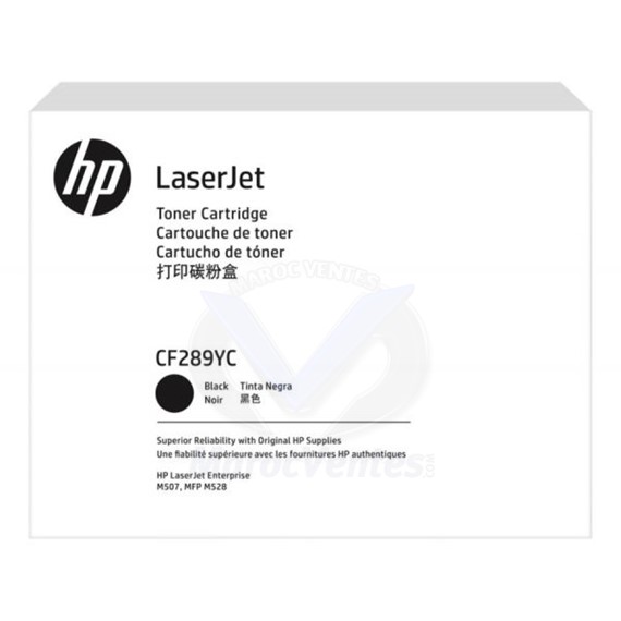 Cartouche de toner LaserJet 89Y noir originale CF289YC