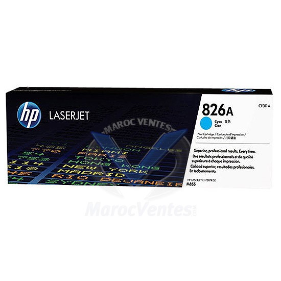 HP 827A Cyan LaserJet Toner Cartridge CF301A