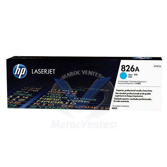 HP 826A Cyan LaserJet Toner Cartridge CF311A